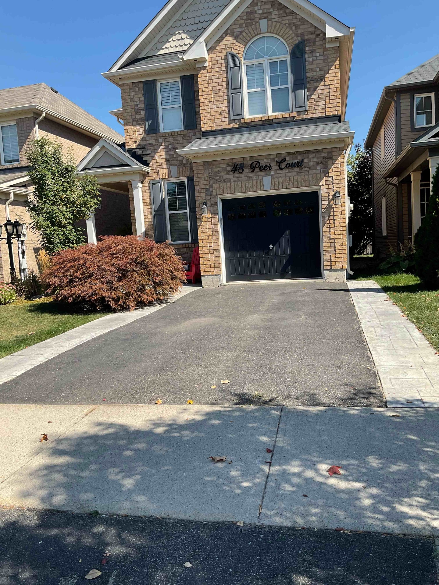 Aged residential driveway at 48 Peer Court Hamilton before sealing